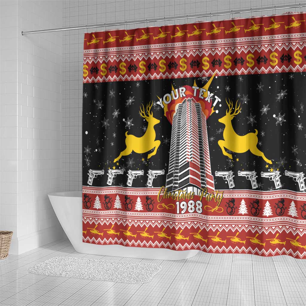 Personalized Nakatomi Plaza Shower Curtain Christmas Party 1988