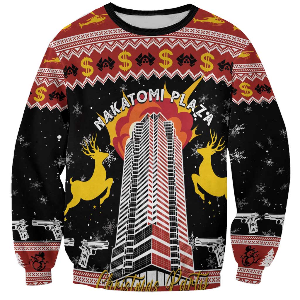 Personalized Nakatomi Plaza Sweatshirt Christmas Party 1988 - Wonder Print Shop
