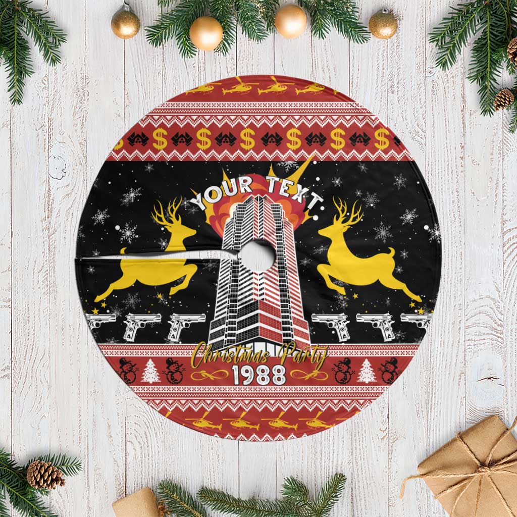 Personalised Nakatomi Plaza Tree Skirt Christmas Party 1988 - Wonder Print Shop