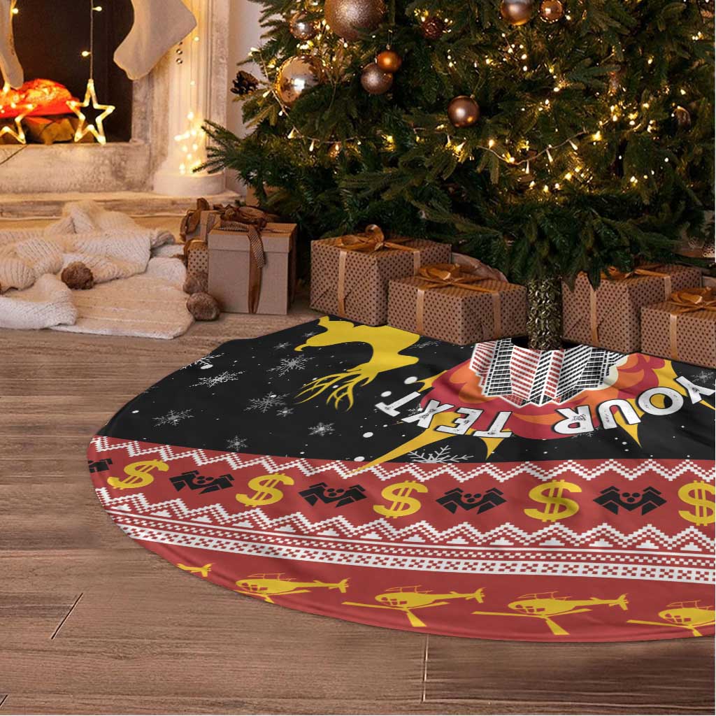 Personalised Nakatomi Plaza Tree Skirt Christmas Party 1988 - Wonder Print Shop