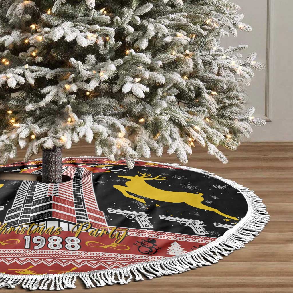 Personalised Nakatomi Plaza Tree Skirt Christmas Party 1988 - Wonder Print Shop