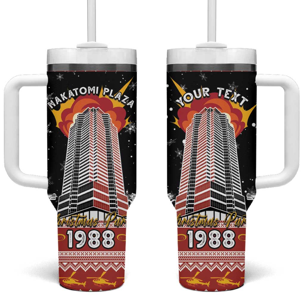 Personalised Nakatomi Plaza Tumbler With Handle Christmas Party 1988 - Wonder Print Shop