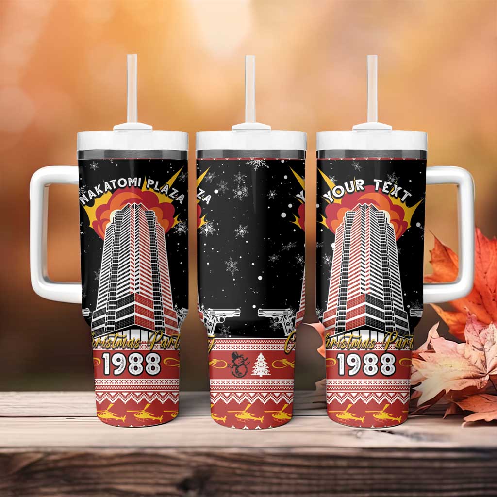 Personalised Nakatomi Plaza Tumbler With Handle Christmas Party 1988 - Wonder Print Shop