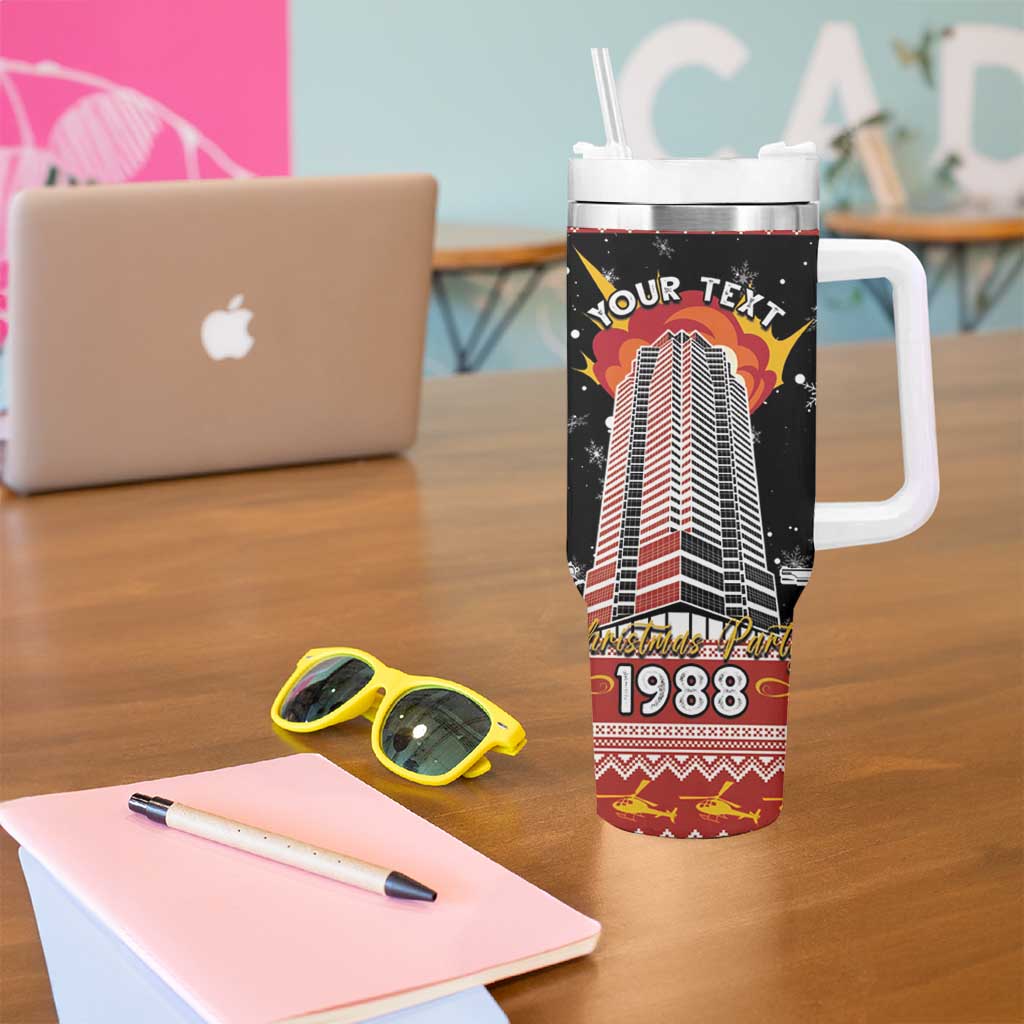 Personalised Nakatomi Plaza Tumbler With Handle Christmas Party 1988 - Wonder Print Shop