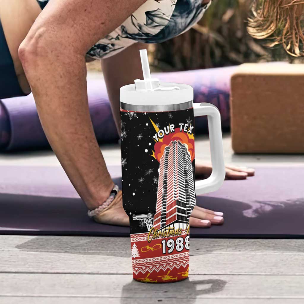 Personalised Nakatomi Plaza Tumbler With Handle Christmas Party 1988 - Wonder Print Shop