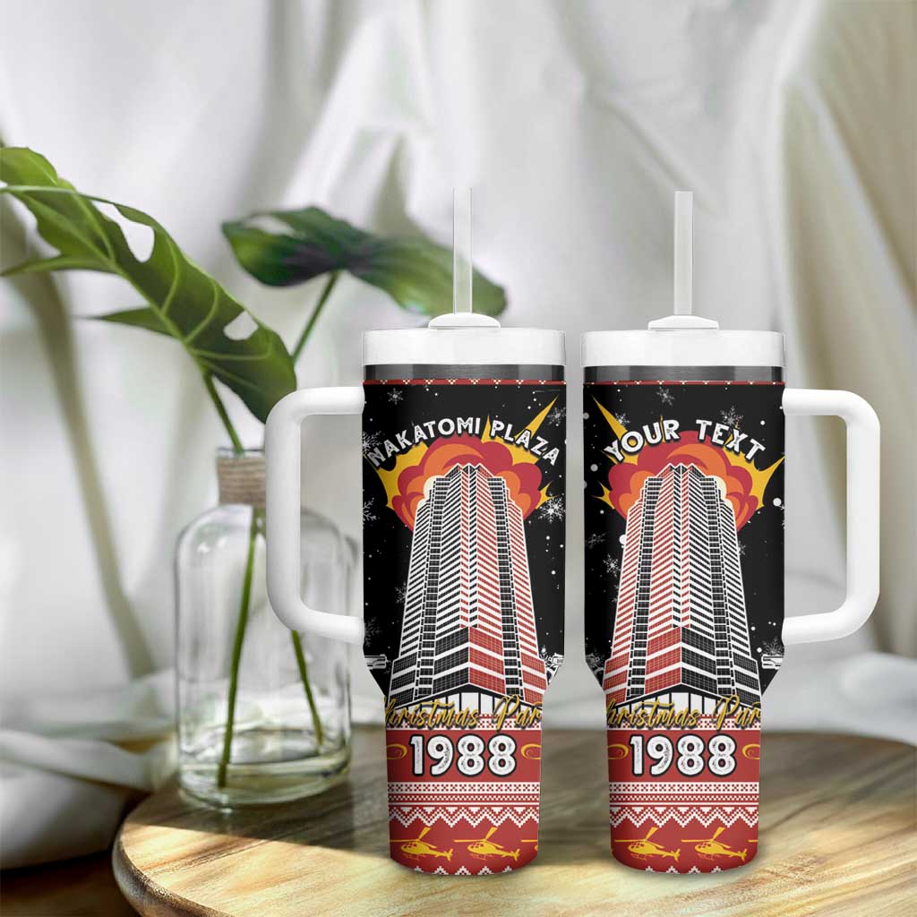 Personalised Nakatomi Plaza Tumbler With Handle Christmas Party 1988 - Wonder Print Shop