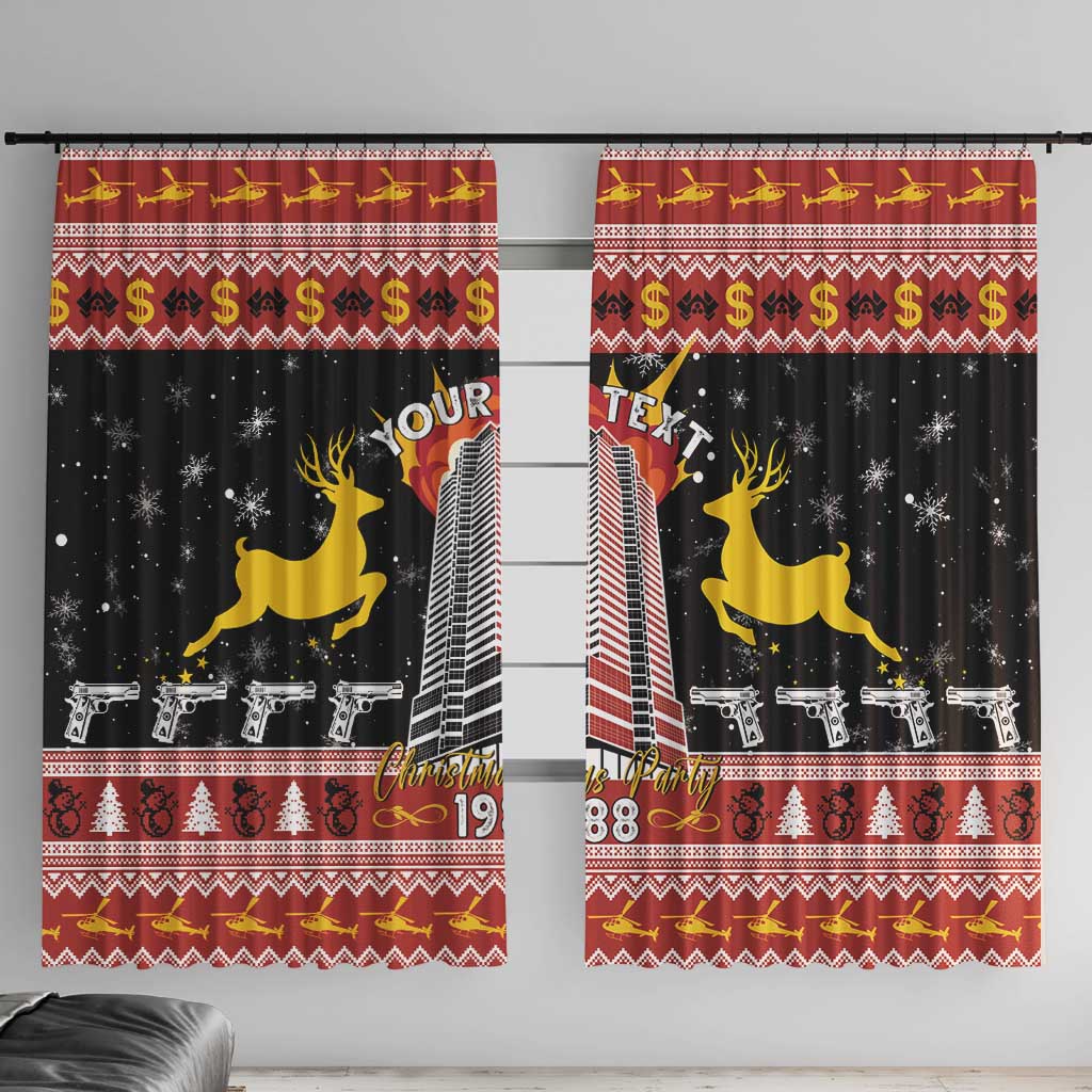 Personalized Nakatomi Plaza Window Curtain Christmas Party 1988 - Wonder Print Shop