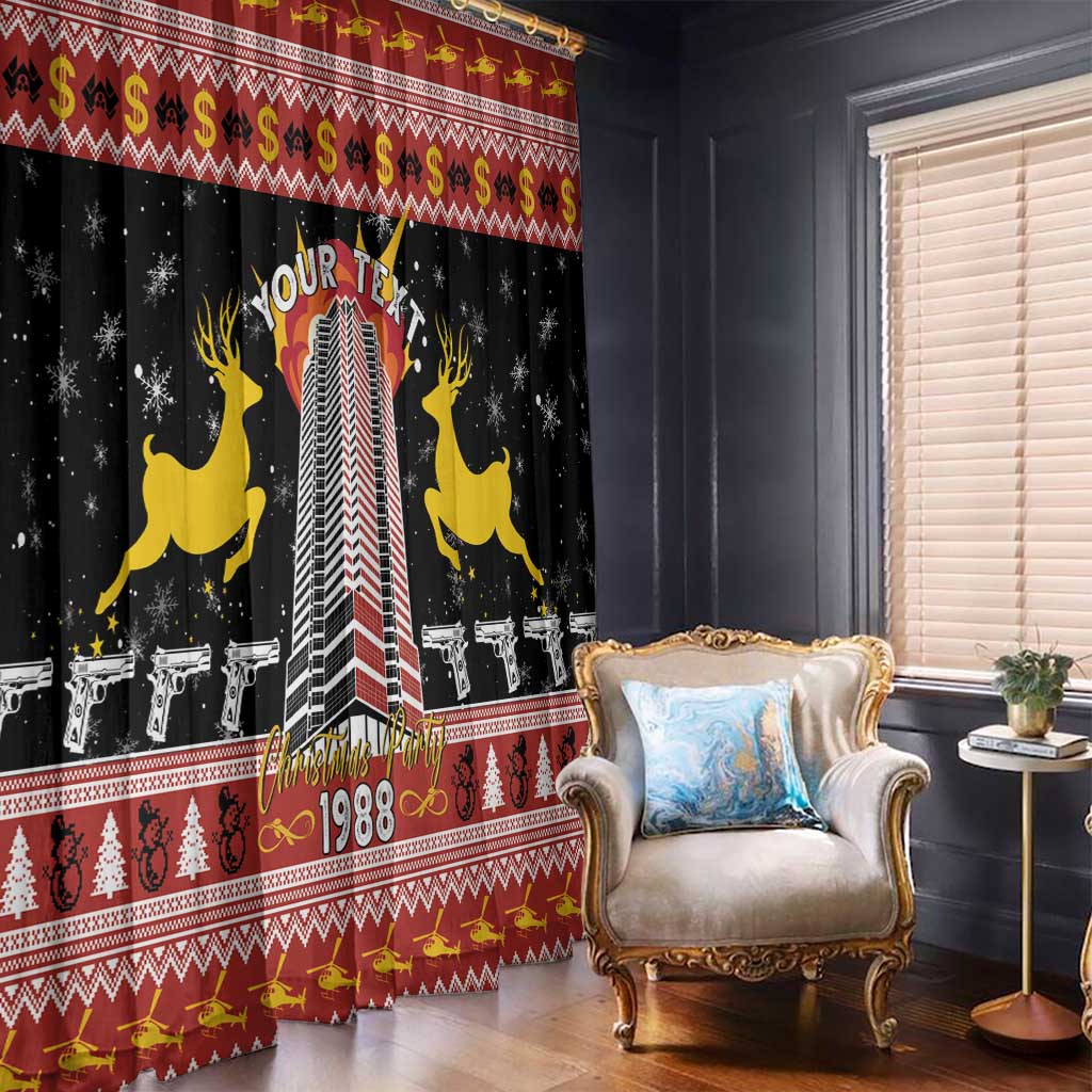 Personalized Nakatomi Plaza Window Curtain Christmas Party 1988 - Wonder Print Shop