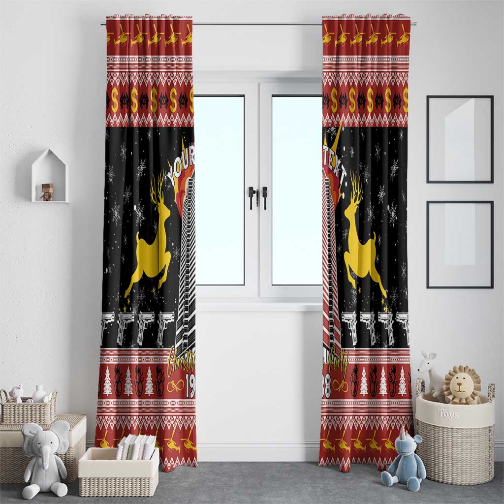 Personalized Nakatomi Plaza Window Curtain Christmas Party 1988 - Wonder Print Shop