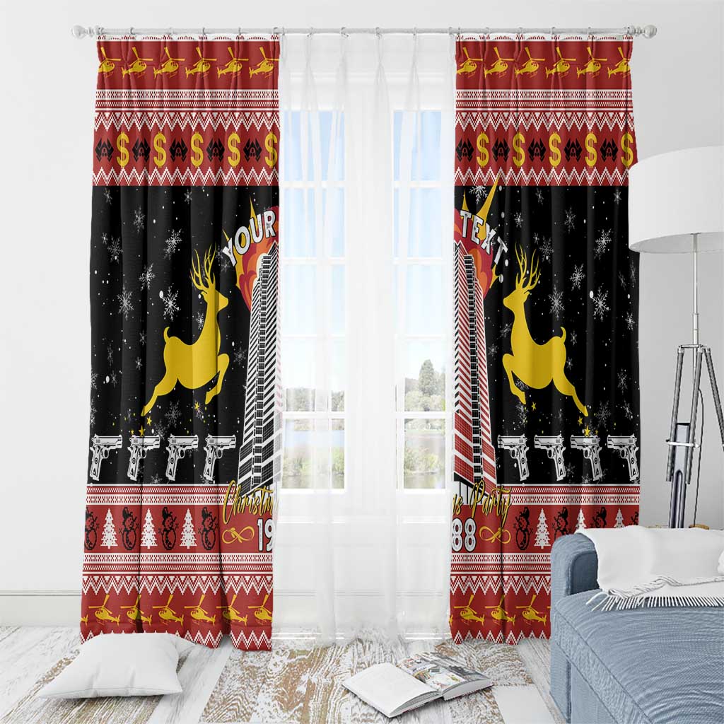 Personalized Nakatomi Plaza Window Curtain Christmas Party 1988 - Wonder Print Shop
