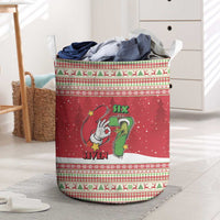 Funny Six Seven Meme Christmas Laundry Basket Merry 67 Mas - Wonder Print Shop