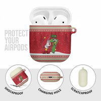 Funny Six Seven Meme Christmas AirPods Case Merry 67 Mas - Wonder Print Shop