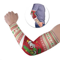 Funny Six Seven Meme Christmas Arm Sleeves Merry 67 Mas - Wonder Print Shop