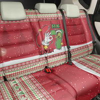 Funny Six Seven Meme Christmas Back Car Seat Cover Merry 67 Mas - Wonder Print Shop