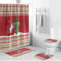 Funny Six Seven Meme Christmas Bathroom Set Merry 67 Mas - Wonder Print Shop