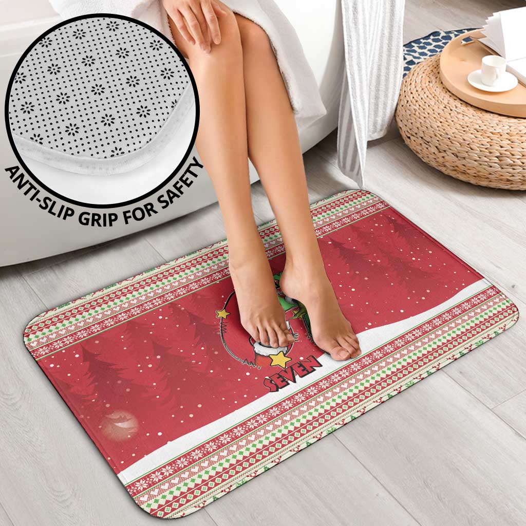 Funny Six Seven Meme Christmas Bathroom Set Merry 67 Mas - Wonder Print Shop