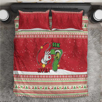 Funny Six Seven Meme Christmas Bedding Set Merry 67 Mas - Wonder Print Shop