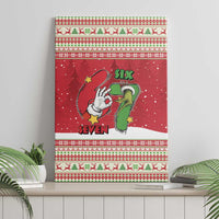 Funny Six Seven Meme Christmas Canvas Wall Art Merry 67 Mas - Wonder Print Shop