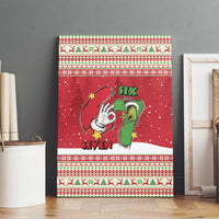 Funny Six Seven Meme Christmas Canvas Wall Art Merry 67 Mas - Wonder Print Shop