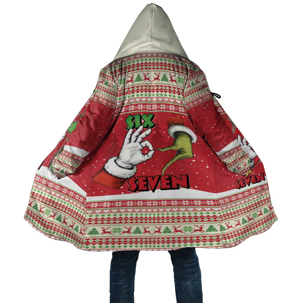 Funny Six Seven Meme Christmas Cloak Merry 67 Mas - Wonder Print Shop