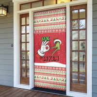 Funny Six Seven Meme Christmas Door Cover Merry 67 Mas - Wonder Print Shop