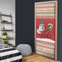 Funny Six Seven Meme Christmas Door Cover Merry 67 Mas - Wonder Print Shop