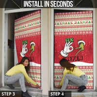 Funny Six Seven Meme Christmas Door Cover Merry 67 Mas - Wonder Print Shop