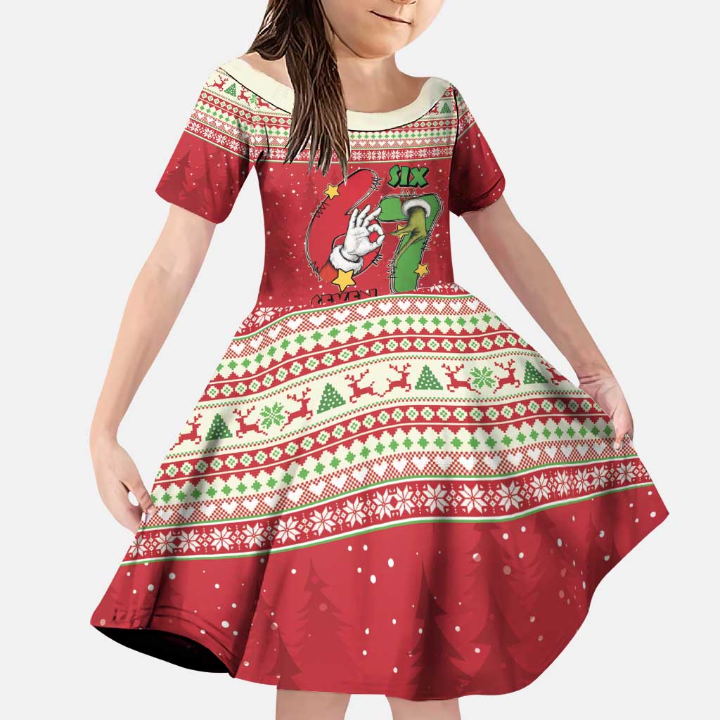 Funny Six Seven Meme Christmas Family Matching Mermaid Dress and Hawaiian Shirt Merry 67 Mas - Wonder Print Shop