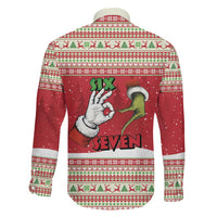 Funny Six Seven Meme Christmas Family Matching Mermaid Dress and Hawaiian Shirt Merry 67 Mas - Wonder Print Shop