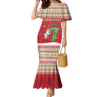 Funny Six Seven Meme Christmas Family Matching Mermaid Dress and Hawaiian Shirt Merry 67 Mas - Wonder Print Shop