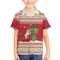 Funny Six Seven Meme Christmas Family Matching Mermaid Dress and Hawaiian Shirt Merry 67 Mas - Wonder Print Shop
