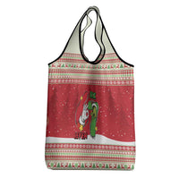 Funny Six Seven Meme Christmas Grocery Bag Merry 67 Mas - Wonder Print Shop