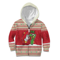 Funny Six Seven Meme Christmas Kid Hoodie Merry 67 Mas - Wonder Print Shop