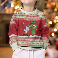 Funny Six Seven Meme Christmas Kid Ugly Christmas Sweater Merry 67 Mas - Wonder Print Shop