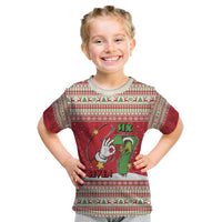Funny Six Seven Meme Christmas Kid T Shirt Merry 67 Mas - Wonder Print Shop