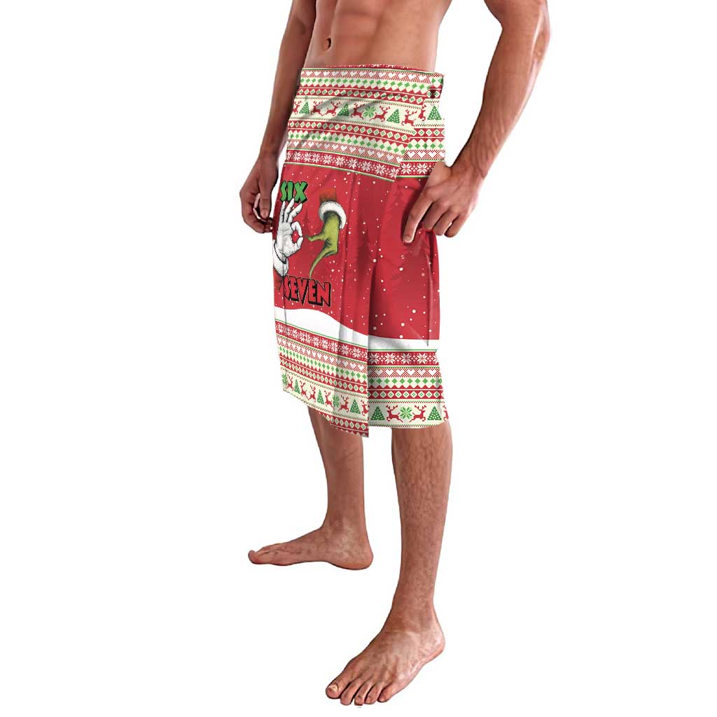Funny Six Seven Meme Christmas Lavalava Merry 67 Mas - Wonder Print Shop