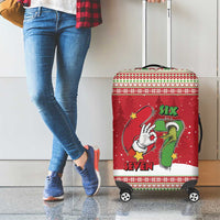 Funny Six Seven Meme Christmas Luggage Cover Merry 67 Mas - Wonder Print Shop