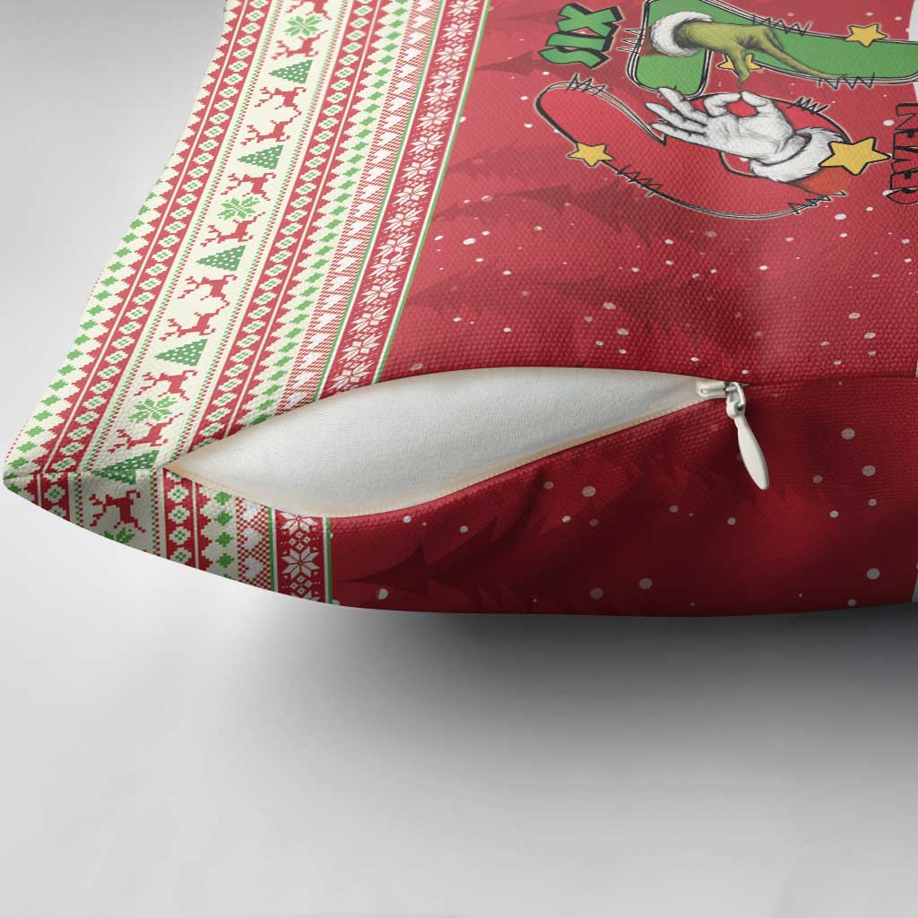Funny Six Seven Meme Christmas Pillow Cover Merry 67 Mas - Wonder Print Shop