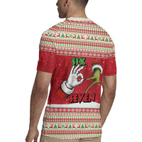 Funny Six Seven Meme Christmas Rugby Jersey Merry 67 Mas - Wonder Print Shop