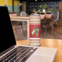 Funny Six Seven Meme Christmas Skinny Tumbler Merry 67 Mas - Wonder Print Shop
