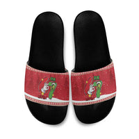 Funny Six Seven Meme Christmas Slide Sandals Merry 67 Mas - Wonder Print Shop