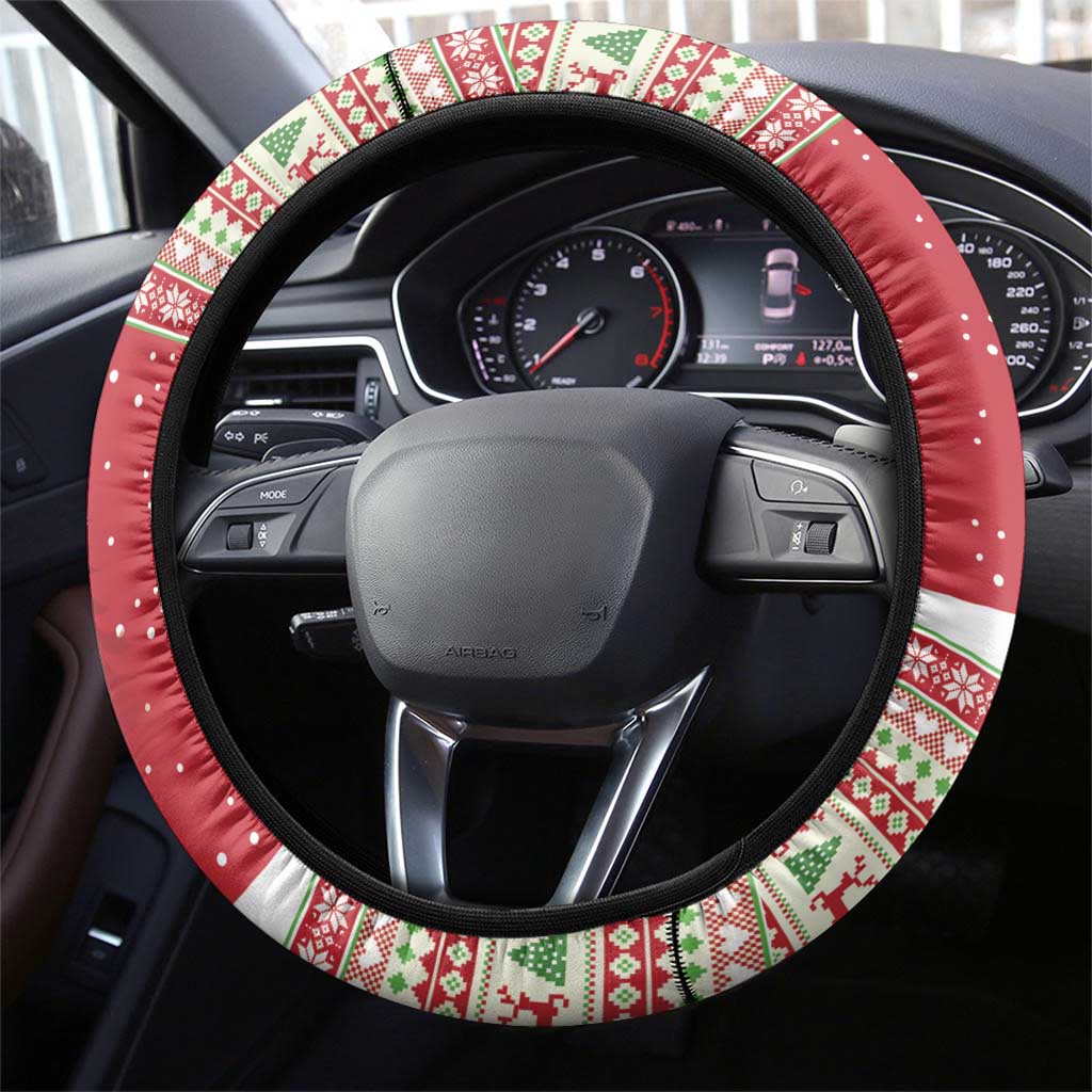Funny Six Seven Meme Christmas Steering Wheel Cover Merry 67 Mas - Wonder Print Shop