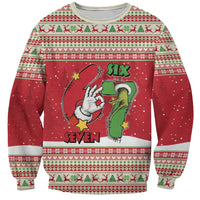 Funny Six Seven Meme Christmas Sweatshirt Merry 67 Mas - Wonder Print Shop