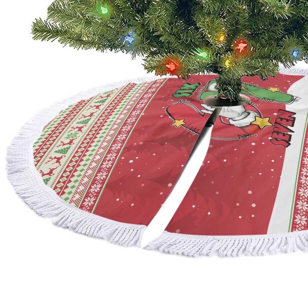 Funny Six Seven Meme Christmas Tree Skirt Merry 67 Mas - Wonder Print Shop