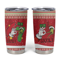 Funny Six Seven Meme Christmas Tumbler Cup Merry 67 Mas - Wonder Print Shop