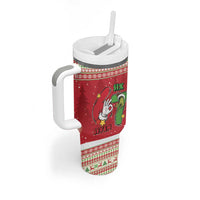 Funny Six Seven Meme Christmas Tumbler With Handle Merry 67 Mas - Wonder Print Shop