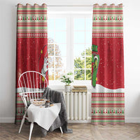 Funny Six Seven Meme Christmas Window Curtain Merry 67 Mas - Wonder Print Shop