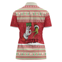 Funny Six Seven Meme Christmas Women Polo Shirt Merry 67 Mas - Wonder Print Shop