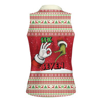Funny Six Seven Meme Christmas Women Sleeveless Polo Shirt Merry 67 Mas - Wonder Print Shop