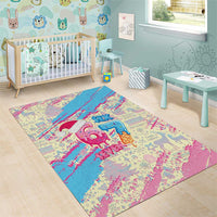 Six Seven Ice Cream Drip Area Rug 67 Funny Christmas Gen Alpha Slang - Wonder Print Shop